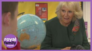 Camilla Speaks to School Children About Climate Change