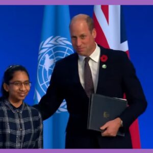Prince William Champions Young Earthshot Winners at COP26